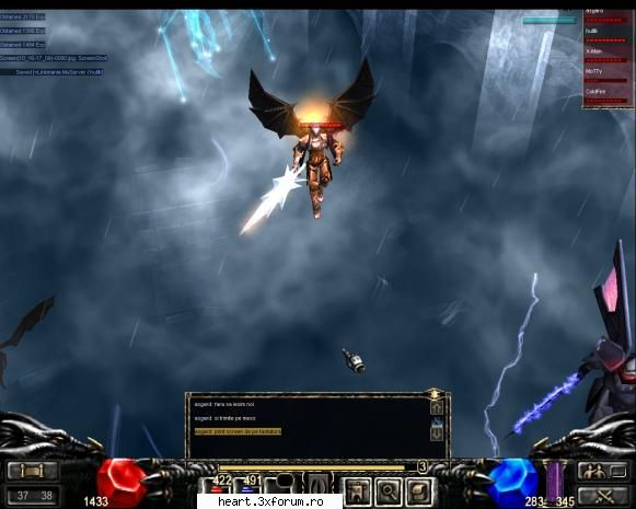 heart
nick in joc: hulllk
lvl / rr:  bk 227 cu care mai joci pe s1 si in ce guilde: - 
nick-uri cu